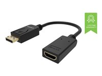 VISION Professional - Videokort - DisplayPort hane till HDMI hona - svart - stöd för 4K TC-DPHDMI/BL