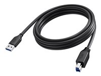 Vision - USB-kabel - USB typ A (hane) till USB Type B (hane) - USB 3.0 - 3 m - svart TC 3MUSB3.0/BL