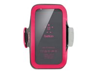 Belkin Slim Fit Armband - Armband för mobiltelefon - neopren - Fuchsia - för Samsung Galaxy S4 F8M558BTC01