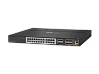 HPE Aruba Networking CX 8100 24x10GBase-T 4x10G SFP+ 4x40/100G QSFP28 Switch - Switch - L3 - Administrerad - 24 x 100/1000/2.5G/5G/10GBase-T + 4 x Gigabit SFP / 10 Gigabit SFP+ + 4 x 40 Gigabit QSFP+ / 100 Gigabit QSFP28 - främre till bakre luftflöde - rackmonterbar R9W88A#ABB