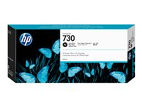 HP 730 - 300 ml - hög kapacitet - foto-svart - original - DesignJet - bläckpatron - för DesignJet SD Pro MFP, T1600, T1600dr, T1700, T1700dr, T1708, T1708dr, T2600, T2600dr P2V73A