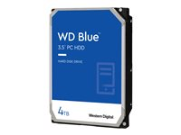 WD Blue WD40EZAZ - Hårddisk - 4 TB - inbyggd - 3.5" - SATA 6Gb/s - 5400 rpm - buffert: 256 MB WD40EZAZ