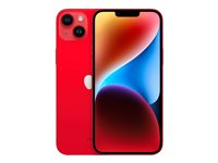 Apple iPhone 14 Plus - (PRODUCT) RED - 5G smartphone - dual-SIM / Internal Memory 512 GB - OLED-skärm - 6.7" - 2778 x 1284 pixlar - 2 bakre kameror 12 MP, 12 MP - front camera 12 MP - röd MQ5F3QN/A