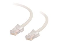 C2G Cat5e Non-Booted Unshielded (UTP) Network Patch Cable - Patch-kabel - RJ-45 (hane) till RJ-45 (hane) - 10 m - UTP - CAT 5e - tvinnad, enhetsstart - vit 83127