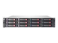 HPE Modular Smart Array P2000 G3 FC/iSCSI Dual Combo Controller LFF Array System - Hårddiskarray - 12 fack (SATA-300 / SAS-2) - iSCSI, 8Gb Fibre Channel (extern) - kan monteras i rack - 2U AW567B