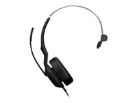 Jabra Evolve2 50 MS Mono - Headset - på örat - kabelansluten - aktiv brusradering - USB-C - svart - Zoomcertifierad, Certifierad för Microsoft-teams, Cisco Webex Certified, Alcatel-Lucent-certifierad, Unify-certifierad, Google Meet-certifierad, Amazon Chime-certifierad 25089-899-899