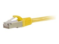 C2G Cat5e Booted Shielded (STP) Network Patch Cable - Patch-kabel - RJ-45 (hane) till RJ-45 (hane) - 2 m - STP - CAT 5e - formpressad - gul 83811