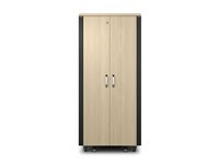 APC NetShelter - Rack - ljudisolerad - AC 230 V - lönn - 32U - 19" AR4032IA