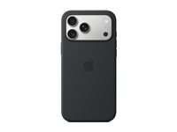 Apple - Baksidesskydd för mobiltelefon - MagSafe-kompatibilitet - silikon - svart - för iPhone 17 Pro Max MGFR4ZM/A