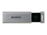 Sony Micro Vault MACH - USB flash-enhet - 16 GB - USB 3.0 - för VAIO C Series VPC-CB32FDD; VAIO E Series VPC-EG35FDB, VPC-EG35FDP, VPC-EG35FDW USM16GQ