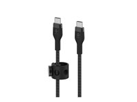 Belkin BoostCharge - USB-kabel - USB-C (hane) till USB-C (hane) - 3 m - svart CAB011BT3MBK