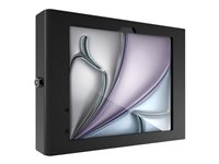 Compulocks iPad Air M2 & M3 11", Apex Secured Enclosure Wall Mount - Black - Hölje - för surfplatta - glasfäste, utrymme - låsbar - höggradig aluminium - svart - skärmstorlek: 11" - monteringsgränssnitt: 100 x 100 mm - väggmonterbar 11APXB