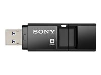 Sony Micro Vault X Series - USB flash-enhet - 8 GB - USB 3.0 - svart USM8GXB