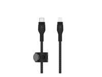 Belkin BOOST CHARGE - Lightning-kabel - 24 pin USB-C hane till Lightning hane - 2 m - svart CAA011BT2MBK