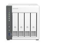 QNAP TS-433 - NAS-server - 4 fack - SATA 6Gb/s - RAID RAID 0, 1, 5, 6, 10, JBOD, 50, 60 - RAM 4 GB - Gigabit Ethernet / 2.5 Gigabit Ethernet - iSCSI support TS-433-4G