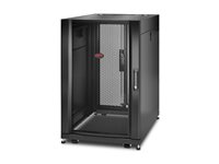 APC NetShelter SX - Rack skåp - svart - 18U - 19" - TAA-kompatibel - för P/N: SMX2000RMLV2UNC, SURT48RMXLBP AR3006