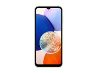 Samsung Galaxy A14 5G - 5G pekskärmsmobil - dual-SIM - RAM 4 GB / Internminne 64 GB - microSD slot - LCD-skärm - 6.6" - 2408 x 1080 pixlar - 3 st. bakre kameror 50 MP, 2 MP, 2 MP - front camera 13 MP - ljusgrön SM-A146PLGDEUB