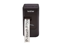 Brother P-Touch PT-P750W - Etikettskrivare - termisk överföring - Rulle (2,4 cm) - USB, Wi-Fi(n), NFC - kniv PTP750WZW1