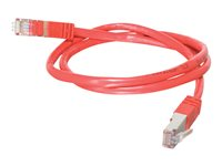 C2G - Patch-kabel - RJ-45 (hane) till RJ-45 (hane) - 30 m - STP - CAT 5e - formpressad, tvinnad - röd 83798