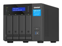 QNAP TVS-H474 - NAS-server - 4 fack - SATA 6Gb/s - RAID JBOD, RAID 0, 1, 5, 6, 10, TM, RAID TP - RAM 8 GB - Gigabit Ethernet / 2.5 Gigabit Ethernet - iSCSI support TVS-H474-PT-8G