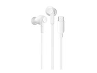 Belkin SoundForm ANC - Hörlurar med mikrofon - inuti örat - kabelansluten - aktiv brusradering - USB-C - ljudisolerande - vit G3H0003HQWH