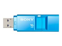 Sony Micro Vault X Series - USB flash-enhet - 16 GB - USB 3.0 - blå USM16GXL