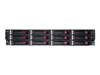 HPE P4500 G2 MDL SAS Storage System - Hårddiskarray - 12 TB - 12 fack ( SAS-2 ) - 12 x HDD 1 TB - DVD-ROM - iSCSI (extern) - kan monteras i rack - 2U AX703B