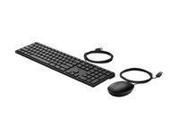 HP Desktop 320MK - Sats med tangentbord och mus - full size - USB - QWERTY - hela norden 9SR36UT#UUW