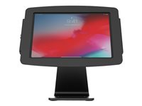 Compulocks iPad 10.2" Space Enclosure Rotating Counter Stand - Monteringssats (hölje, VESA-monteringsbas) - för surfplatta - låsbar - höggradig aluminium - svart - skärmstorlek: 10.2" - bänkskiva - för Apple 10.2-inch iPad (7:e generation, 8:e generation, 9:e generation) 303B102IPDSB