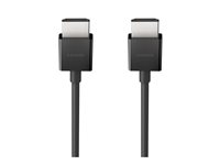 Belkin BOOST CHARGE - Ultra High Speed - HDMI-kabel - HDMI hane till HDMI hane - 2 m - svart - stöd för 8K - för P/N: AVC006BTSGY, F4U098BT, F4U110BT, INC003TTBK, INC004BTSGY AV10175BT2MBKV2