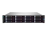 HPE Modular Smart Array 2050 SAS Dual Controller LFF Storage - Hårddiskarray - 12 fack (SAS-2) - SAS 12Gb/s (extern) - kan monteras i rack - 2U Q1J28B