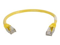 C2G - Patch-kabel - RJ-45 (hane) till RJ-45 (hane) - 20 m - STP - CAT 5e - formpressad, tvinnad - gul 83817