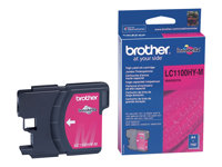 Brother LC1100HYM - Lång livslängd - magenta - original - bläckpatron - för Brother DCP-6690CW, MFC-5890CN, MFC-5895CW, MFC-6490CW, MFC-6890CDW; Justio MFC-5890CN LC1100HYM