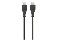 Belkin High Speed HDMI Cable - HDMI-kabel med Ethernet - HDMI hane till HDMI hane - 2 m - dubbelt skärmad F3Y020BF2M