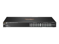 HPE Aruba 2530-24G - Switch - Administrerad - 24 x 10/100/1000 + 4 x Gigabit SFP - skrivbordsmodell, rackmonterbar, väggmonterbar J9776A#ABB