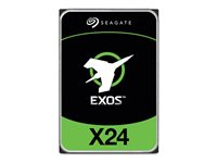 Seagate Exos X24 ST16000NM007H - Hårddisk - Enterprise - 16 TB - inbyggd - 3.5" - SAS 12Gb/s - 7200 rpm - buffert: 512 MB ST16000NM007H