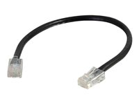 C2G Cat5e Non-Booted Unshielded (UTP) Network Patch Cable - Patch-kabel - RJ-45 (hane) till RJ-45 (hane) - 3 m - UTP - CAT 5e - tvinnad, enhetsstart - svart 83044