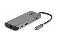 Startech - Dockningsstation - för laptop - USB4 - HDMI, DP - 2.5GbE, 1GbE - 140 watt 174B-USB4-MULTIPORT