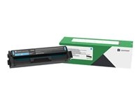 Lexmark - Cyan - original - tonerkassett LCCP, LRP - för Lexmark C3224dw, C3326dw, MC3224adwe, MC3224dwe, MC3326adwe, MC3326i, MC3426adw C3220C0