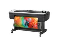 HP DesignJet Z9+dr PostScript - 44" storformatsskrivare - färg - bläckstråle - Rulle (111,8 cm x 30,5 m) - 2 400 x 1 200 dpi - upp till 71.4 m2/h (mono)/ upp till 71.4 m2/h (färg) - kapacitet: 2 valsar - Gigabit LAN, USB 2.0 - kniv X9D24D#B19
