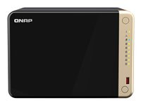 QNAP TS-664 - NAS-server - 6 fack - SATA 6Gb/s - RAID RAID 0, 1, 5, 6, 10, 50, JBOD, 60 - RAM 4 GB - 2.5 Gigabit Ethernet - iSCSI support TS-664-4G