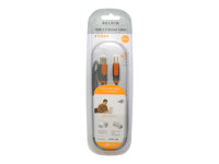 Belkin PRO Series Hi-Speed USB 2.0 Device Cable - USB-kabel - USB (hane) till USB typ B (hane) - USB 2.0 - 4.8 m - formpressad CU1000CP4.8M