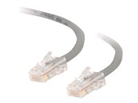 C2G Cat5e Non-Booted Unshielded (UTP) Network Crossover Patch Cable - Övergångskabel - RJ-45 (hane) till RJ-45 (hane) - 1.5 m - UTP - CAT 5e - tvinnad, enhetsstart - grå 83282