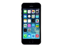 Apple iPhone 5s - 4G smartphone / Internal Memory 16 GB - LCD-skärm - 4" - 1 136 x 640 pixlar - rear camera 8 MP - front camera 1,2 MP - TELE2 - rymdgrå ME414KN/A