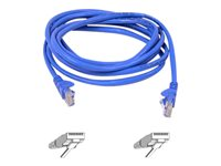 Belkin - Patch-kabel - RJ-45 (hane) till RJ-45 (hane) - 2 m - UTP - CAT 5e - hakfri - blå - för Omniview SMB 1x16, SMB 1x8; OmniView SMB CAT5 KVM Switch A3L791B02M-BLUS