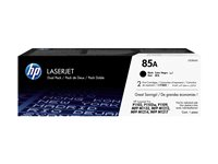 HP 85A - 2-pack - svart - original - LaserJet - tonerkassett (CE285AD) - för LaserJet Pro M1132 MFP, M1212nf MFP, M1217nfw MFP, P1102, P1102s, P1102W, P1109, P1109W CE285AD