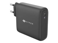 HyperJuice - Strömadapter - AC 100-240 V - 100 Watt - utgångskontakter: 1 - Europa - svart - för Google Chromebook HJG100EUZ