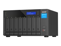 QNAP TVS-H874 - NAS-server - 8 fack - SATA 6Gb/s - RAID RAID 0, 1, 5, 6, 10, 50, 60, TM, RAID TP - RAM 64 GB - 2.5 Gigabit Ethernet / 10 Gigabit Ethernet - iSCSI support TVS-H874X-I9-64G