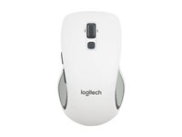 Logitech M560 - Mus - höger- och vänsterhänta - trådlös - trådlös USB-mottagare - vit 910-003913