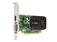 NVIDIA Quadro K600 - Grafikkort - Quadro K600 - 1 GB GDDR3 - PCIe 2.0 x16 låg profil - DVI, DisplayPort - för Workstation Z220, Z230, Z420, Z620, Z820 C2J92AA